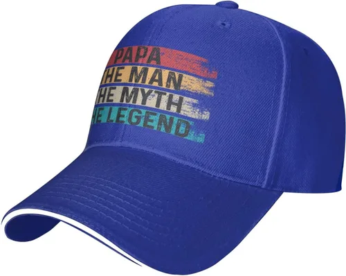 Vista 14 de Papa The Man The Myth The Legend Baseball Cap for Men Women Adjustable Funny Dad Hat