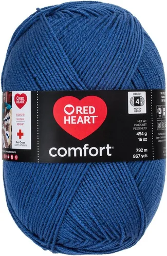 Vista 24 de RED HEART Hilo Comfort Shimmers, ópalo blanco