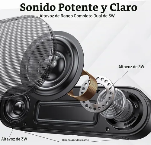 Vista 3 de ZETIY Altavoz de computadora actualizado, altavoz alimentado por USB para escritorio, PC con Windows, Mac. Mini barra de sonido portátil Plug and