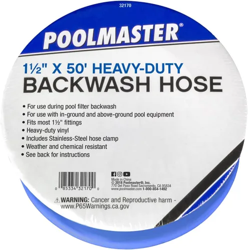 Vista 6 de Poolmaster 32170, Essential Collection Manguera de retrolavado resistente para piscina, 1 1/2 pulgadas x 50 pies