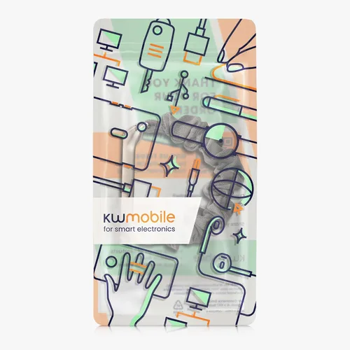 Vista 7 de kwmobile Correa de reloj compatible con Xiaomi Mi Smart Band 6 / Mi Band 6 / Band 5 – Correa de reloj de banda elástica negra