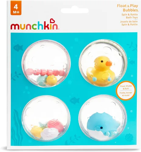 Vista 7 de Munchkin® Float & Play Bubbles™ - Juguete de baño para bebés y niños pequeños, 4