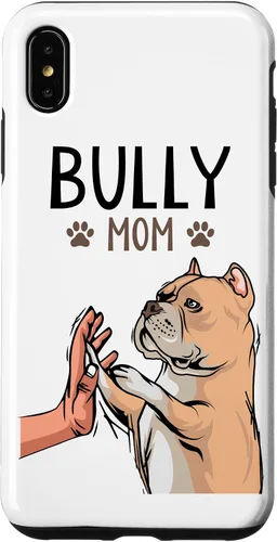Vista 11 de Funda para iPhone 13 Pro Max American Bully Mom Dog Mama Dog Dog Holder
