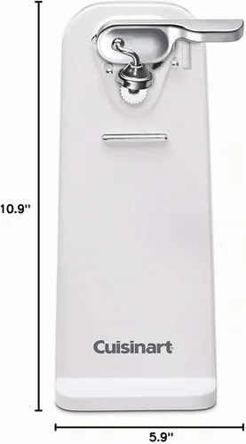 Vista 3 de Cuisinart CCO-50N - Abrelatas eléctrico de lujo, color blanco (edición limitada)