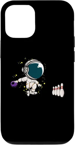 Vista 28 de Astronaut Bowling Player Bowling Ball Pins Bowling Team Case for iPhone 16