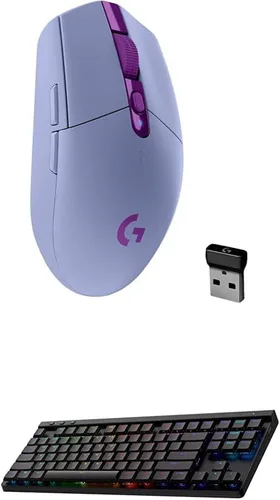 Vista 11 de Logitech G 305 Lightspeed - Mouse inalámbrico para juegos, sensor de héroe, 12,000 DPI, ligero, 6 botones programables, batería de 250 horas, Blanco