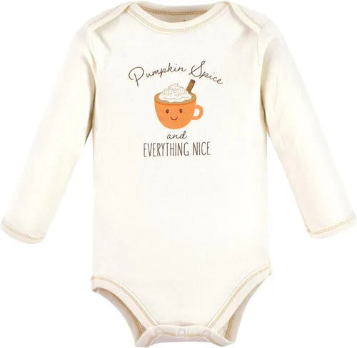 Vista 3 de Touched by Nature baby-girls Organic Cotton Long-sleeve Bodysuits