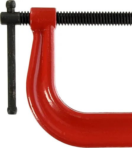 Vista 3 de URREA C-Clamp - Herramienta de sujeción resistente de 8 pulgadas con construcción forjada y diseño de garganta profunda - 408