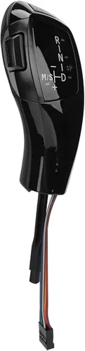 Vista 3 de KIMISS Pomo LED para palanca de cambios estilo F30, para E90 E92 E84 E89, transmisión automática, diseño LHD, palanca de cambios eléctrica