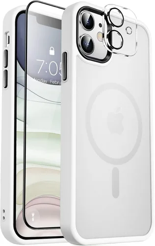 Vista 172 de MOCCA - Funda magnética resistente para iPhone XR de 6.1 pulgadas, compatible con MagSafe, funda con protección contra caídas de grado militar