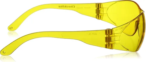 Vista 3 de MCR Safety CL114 Checklite Gafas de seguridad de lentes ámbar de policarbonato con patillas de espátula