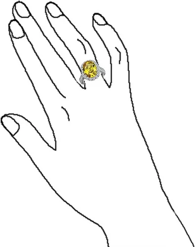 Vista 11 de Anillo de compromiso de plata de ley 925 personalizable con halo de corona ovalada de 5 a 7 quilates con circonita cúbica simulada de zafiro azul