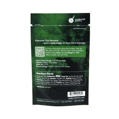 Vista 3 de Goma de goma guar perfeccionada, sin OMG, vegano, certificado OU Kosher, 50 g/2 oz
