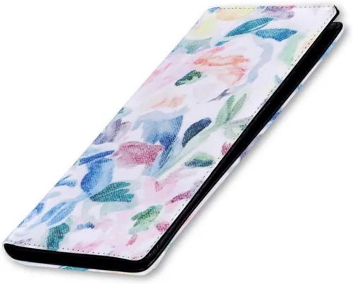 Vista 149 de HUA ANGEL Billetera ultra delgada para mujer, con bloqueo RFID, tarjetero de crédito, plegable, largo, hebilla magnética, billete para mujer, Owl