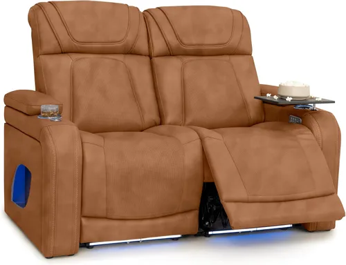 Vista 73 de Seatcraft Caliente Asiento de cine en casa Tabaco Sillón Individual