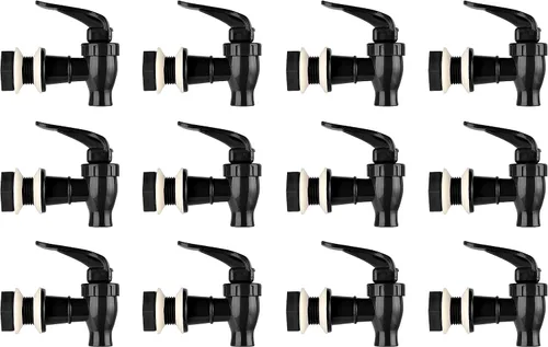 Vista 11 de Brio Válvula de repuesto para dispensador de agua, paquete de 4 grifos enfriadores para dispensadores de bebidas, vajillas, refrigeradores y más
