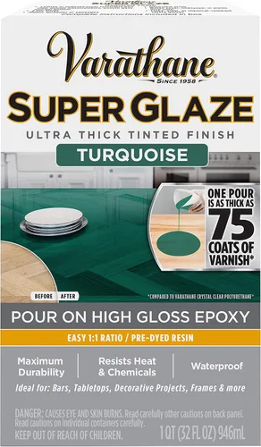 Vista 11 de Varathane Super Glaze - Epoxi de madera envejecida de alto brillo Aged Wood
