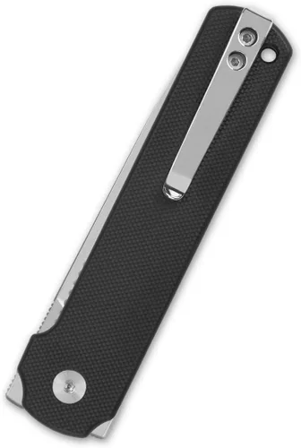 Vista 6 de QSP Lark - Cuchillo de bolsillo plegable, 3.15 pulgadas Sandvik 14C28N Negro