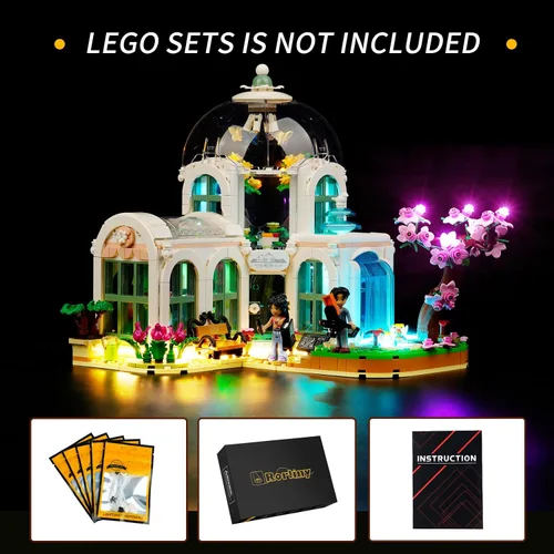 Vista 2 de Kit de luz LED para Lego Friends Botanical Garden 41757, kit de iluminación creativa compatible con Lego-41757 - RC Verison