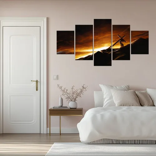 Vista 38 de Arte de Pared Cristiano Símbolo Religioso Cuadro Enmarcado Pintura de Cruz de Cristo Cruces Decoración de Pared Impresión en Lienzo de Cruz Póster