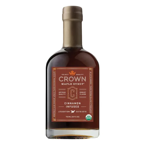 Vista 15 de Crown Maple Jarabe de Arce Orgánico con Sabor a Mantequilla Marrón, Sin Gluten, Sin Conservantes, Sin OMG, para Panqueques, Gofres y Tostadas