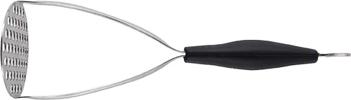 Vista 8 de Joyoldelf Triturador de papas de acero inoxidable resistente, herramienta de cocina integrada profesional y triturador de alimentos con mango