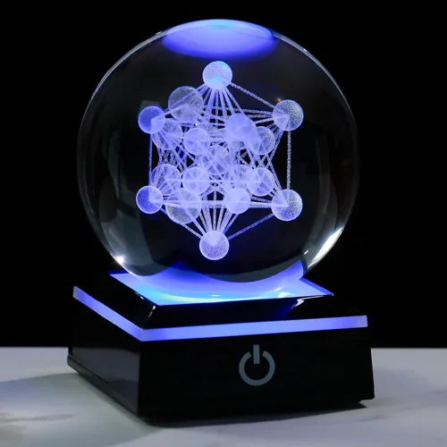 Vista 20 de Qianwei Regalos de mariposa para mujeres con bola de cristal 3D de 3.14" - 80mm, figuras de animales de cristal con láser, estatuas para decoración