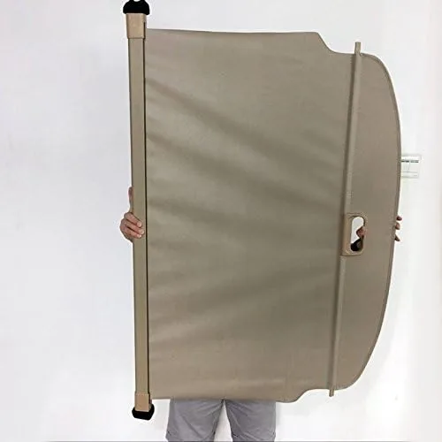 Vista 5 de ITrims Para Land Rover Discovery Sport 2015 2016 2017 2018 2019 Interior retráctil trasero maletero de carga cubierta de seguridad (beige)