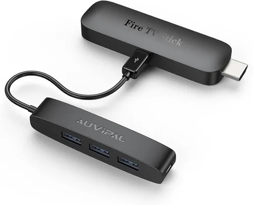 Vista 6 de Adaptador de Hub OTG Micro USB de 3 Puertos (3 Puertos USB + Puerto de Alimentación) para Fire Stick 4K, PlayStation Classic, Raspberry Pi Zero
