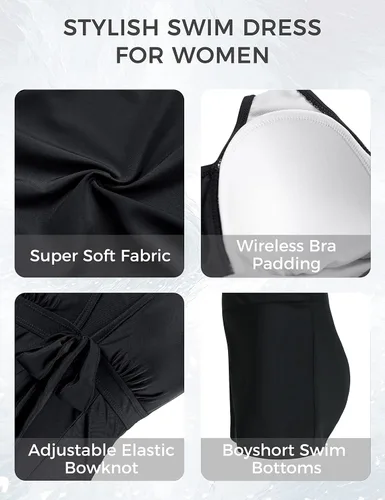 Vista 5 de Wantdo - Traje de baño para mujer con diseño floral