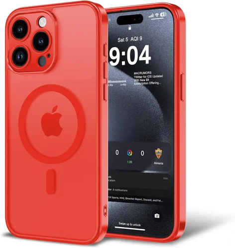 Vista 24 de Funda para iPhone 11 con protector de pantalla, compatible con MagSafe, ultra delgada, translúcida, mate, a prueba de golpes, color negro