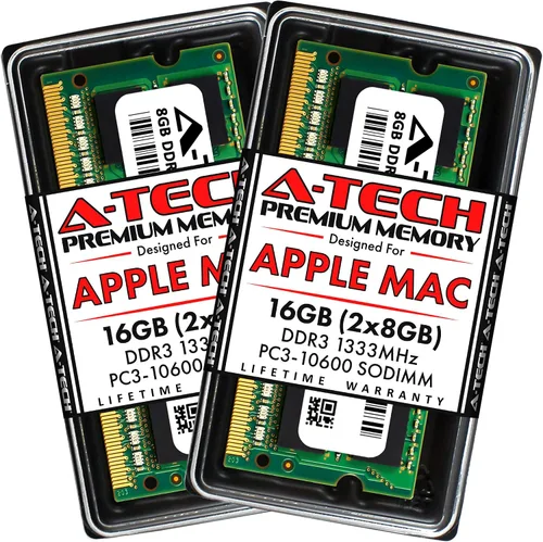 Vista 8 de A-Tech 8 GB (2 x 4 GB) RAM para Apple MacBook Pro (principios/finales de 2011), iMac (mediados de 2010, mediados de 2011, finales de 2011), Mac mini