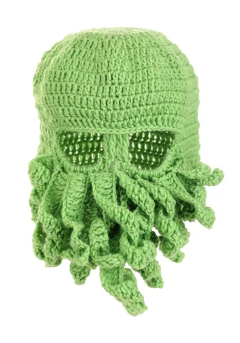 Vista 5 de Gorro Verde de Cthulhu para Adultos Multicolor