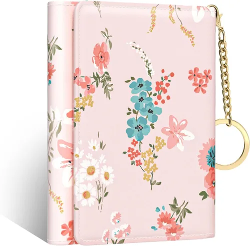 Vista 12 de Nipichsha Cartera para mujer, pequeña cartera para tarjetas de crédito para mujer, cartera delgada con tarjetero RFID, Moda