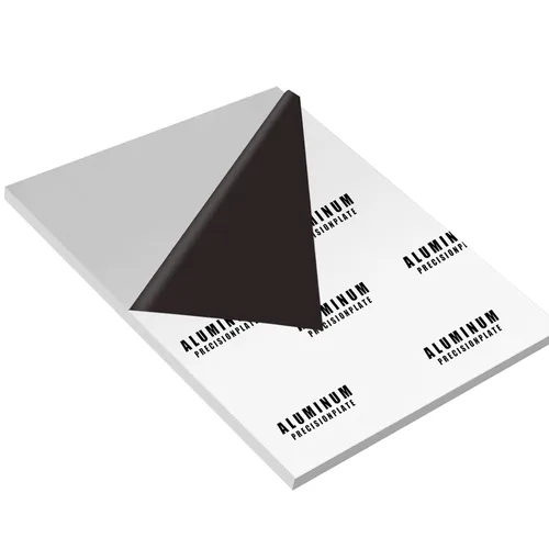 Vista 17 de Placa de hoja de aluminio de 1 pulgada de grosor, placas de aluminio resistentes de 6 x 6 pulgadas con película protectora, placa de panel plano