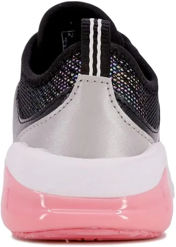 Vista 3 de Nautica - Tenis modernos y con detalles metálicos para niñas, zapato deportivo para correr con cordones I kappil I (niña grande, niña pequeña, niña)