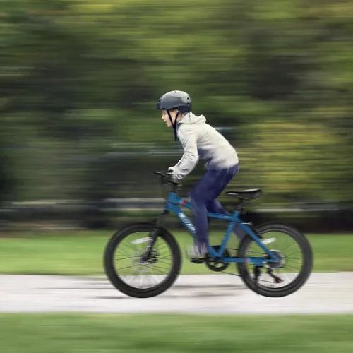 Vista 8 de Bicicleta de montaña para niños de 20 pulgadas, engranajes de 7 velocidades, horquilla de suspensión delantera, freno de disco, para niños y niñas