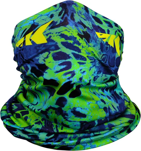 Vista 9 de KastKing Sol Armis - Polaina para el cuello, máscara facial UPF 50, máscara de protección solar UV para hombres y mujeres, pesca, senderismo