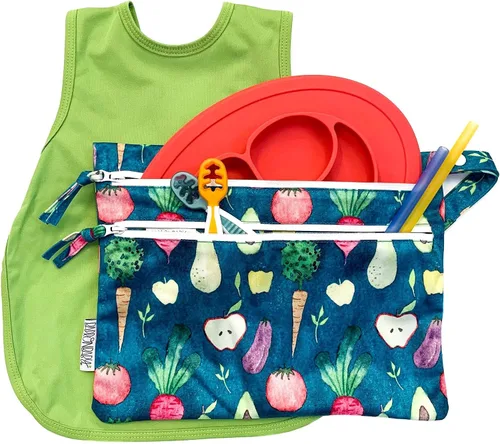 Vista 6 de BapronBaby Bolsa húmeda y seca de productos orgánicos para el gimnasio