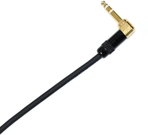 Vista 5 de Audio2000'S C14006P2 - Paquete de dos cables de 5.9 ft (4.6 ft) bañados en oro de 1/4 pulgadas TRS en ángulo recto a XLR macho
