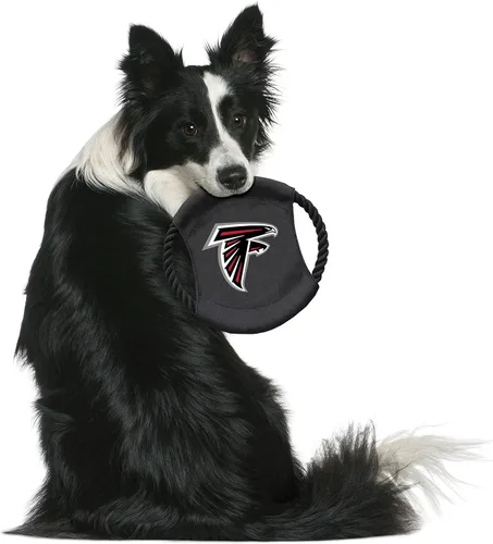 Vista 5 de Littlearth NFL Unisex NFL Sock Monkey and Flying Disc Pet Toy Combo Set
