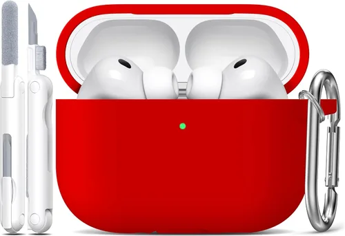 Vista 52 de R-fun for AirPods 2nd/1st Case Silicone Cover, Banana Violet Violeta plátano