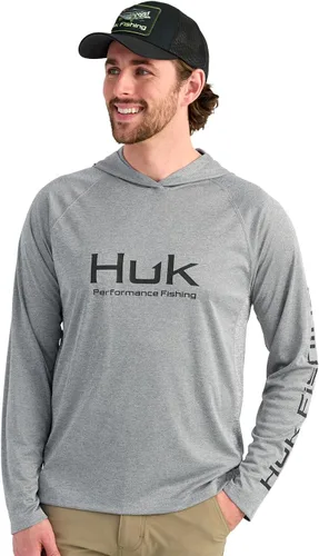 Vista 22 de HUK - Sudadera con capucha de manga larga ventilada para hombre, camiseta de pesca con capucha Academia Naval