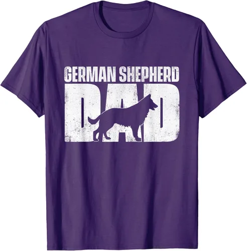 Vista 89 de Camiseta de pastor alemán para el día del padre del dueño de perros caninos, Negro