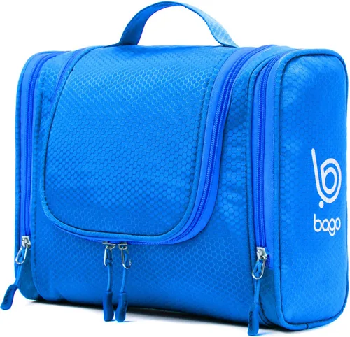 Vista 12 de Bolsa de Aseo de Viaje Bago Bolsa de Aseo Impermeable Colgante Bolsa de Aseo Grande para Baño y Viaje Organizador de Bolsa de Artículos de Tocador