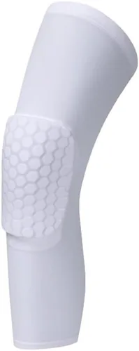 Vista 7 de Rodilleras transpirables para tiro deportivo de baloncesto, seguridad, almohadillas de panal de abeja, como si fuera parachoques, rodilleras