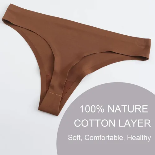 Vista 5 de Tangas invisibles para mujer, tangas invisibles, ropa interior cómoda