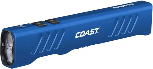 Vista 13 de Coast Slayer 1150 lúmenes linterna LED recargable por USB-C con modo Spot/Flood, modo memoria y clip de bolsillo, plateado