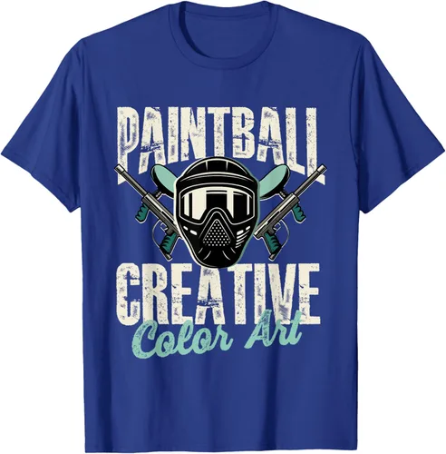 Vista 23 de Paintball Creative Color Art - Camiseta Paintball Paintball, Negro