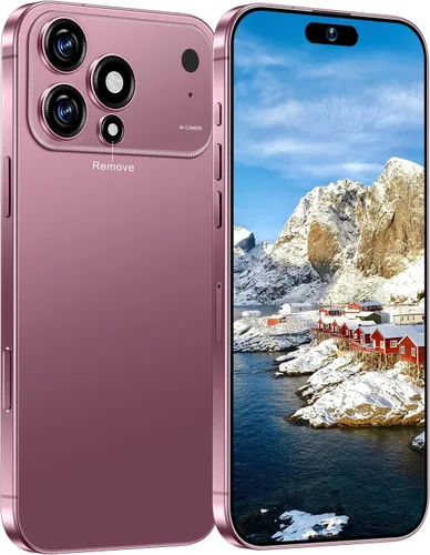 Vista 8 de Huness Teléfono celular desbloqueado de 17 PM 16+1TB, pantalla HD de 6.9 pulgadas, Android 15 7000mAh batería de larga duración, 5G/Dual SIM/botón